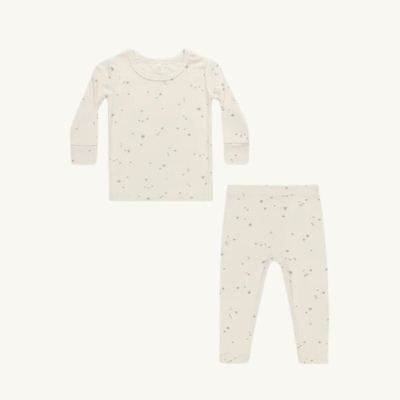 NWT - Quincy Mae Twinkle bamboo pajama set 4-5T - Picture 2 of 2